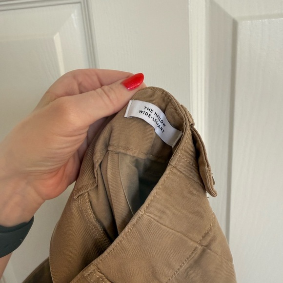 Madewell Viral Harlow Wide Leg Pants in Brown Size 6 - Picture 8 of 10